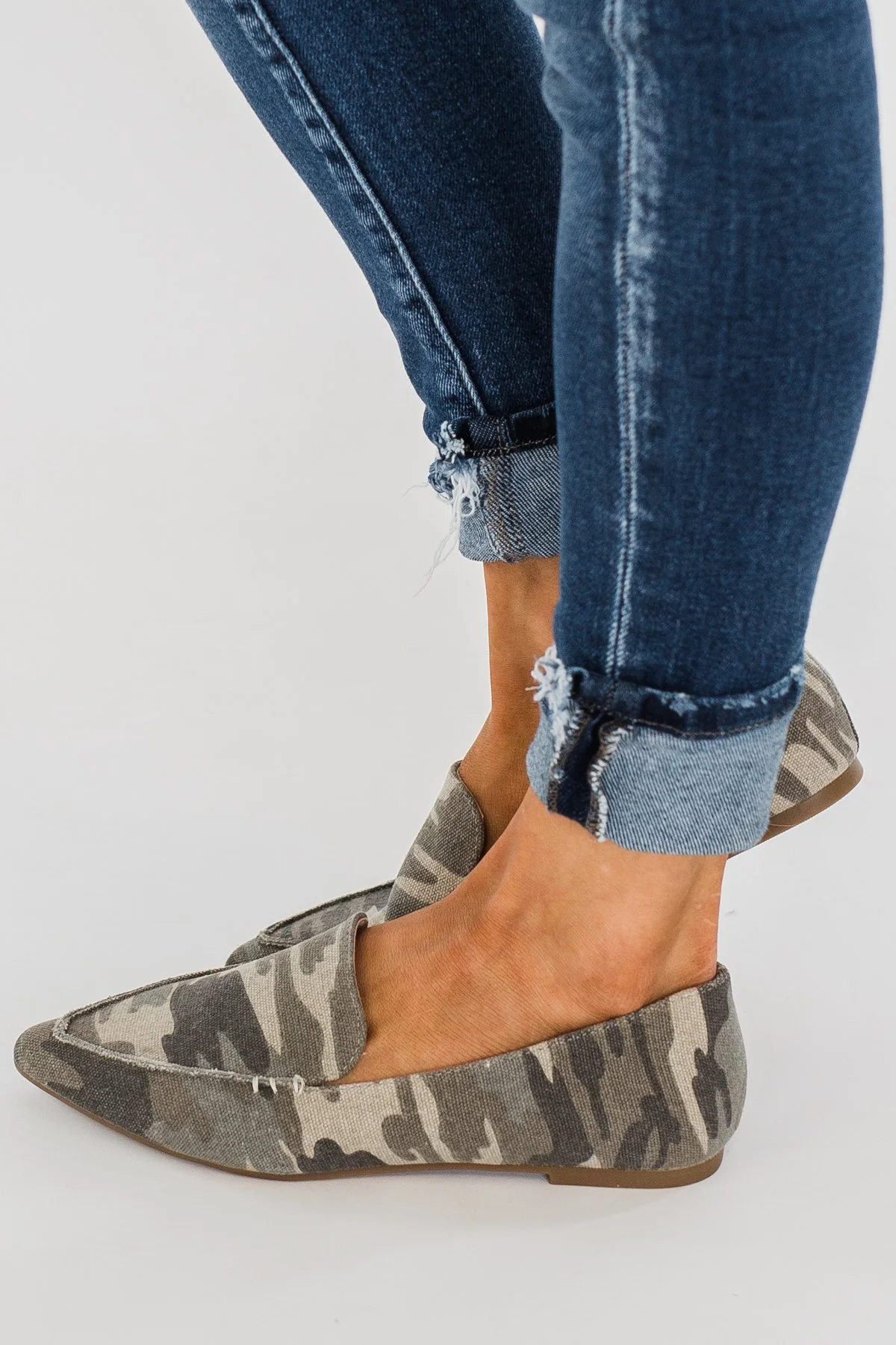 Sugar Amore Loafers- Camo Canvas - Image 4