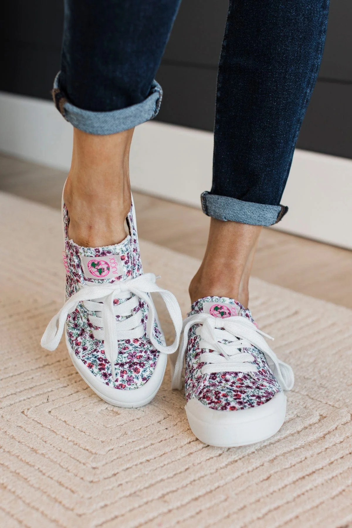 Sugar Festival Sneakers- Pink Multi Floral - Image 2
