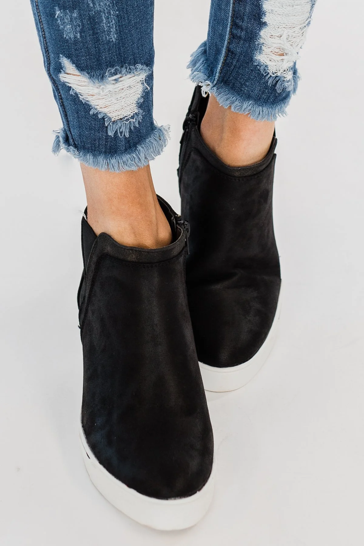 Sugar Glossy Wedges- Black - Image 3