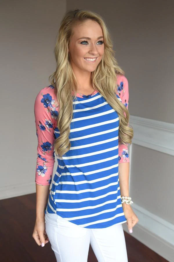 Sugar & Spice Top ~ Blue - Image 2