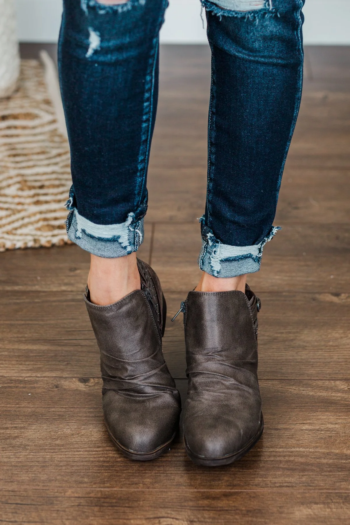 Sugar Tali Booties- Grey Antique - Image 3