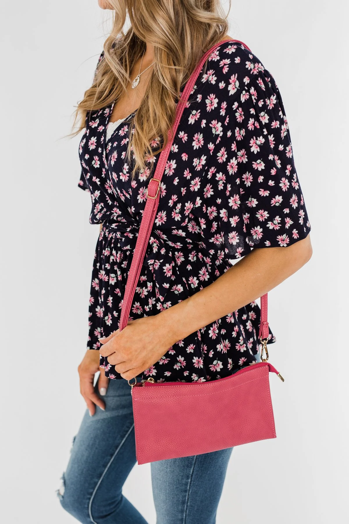 Suitable For You Clutch- Hot Pink - Image 4