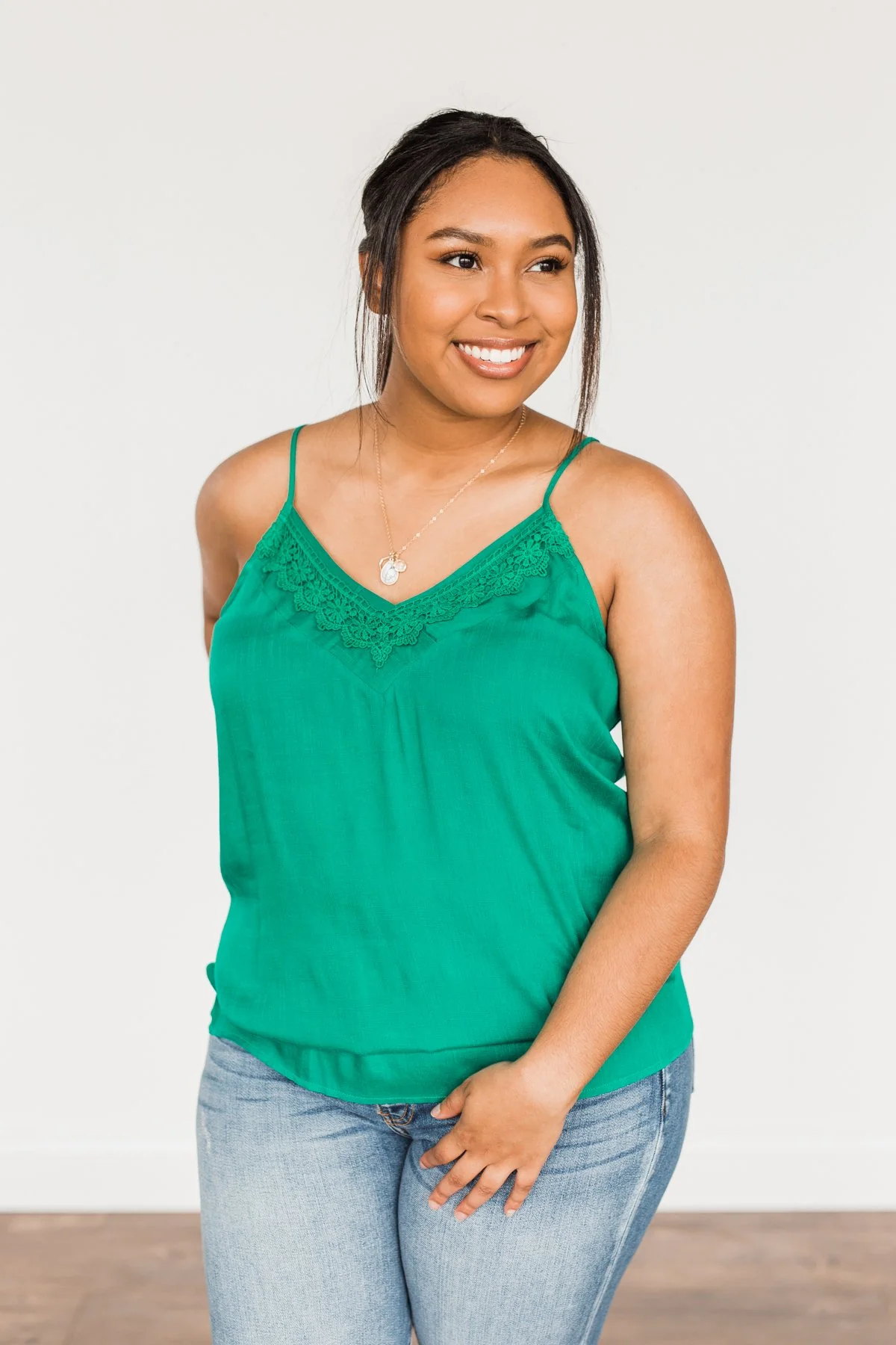 Summer Awaits Crochet Tank- Kelly Green - Image 3