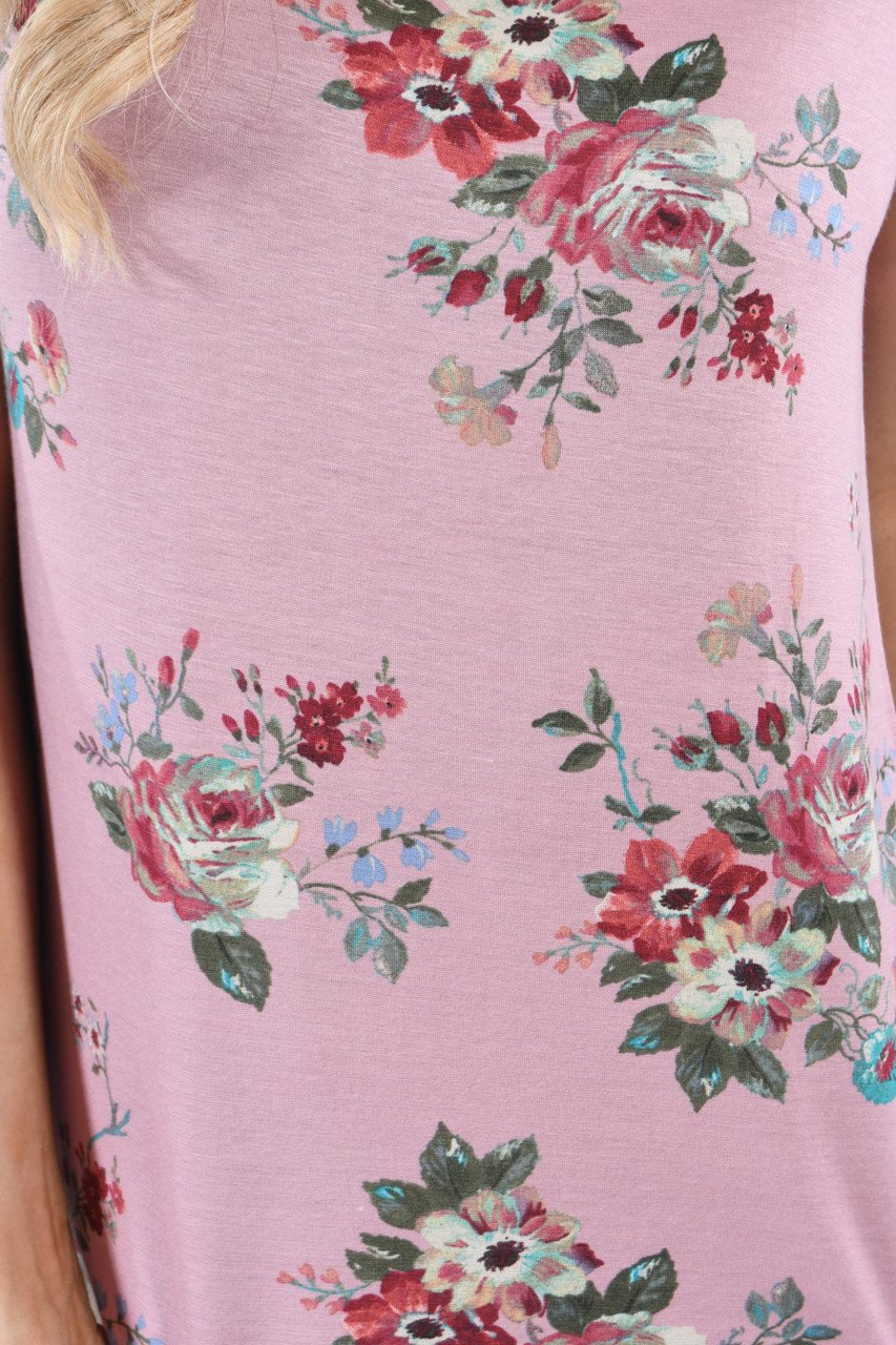 Summertime Floral Top ~ Pink - Image 6