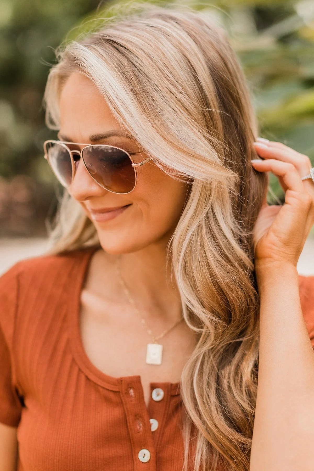 Sun In My Eyes Aviator Sunglasses - Image 7