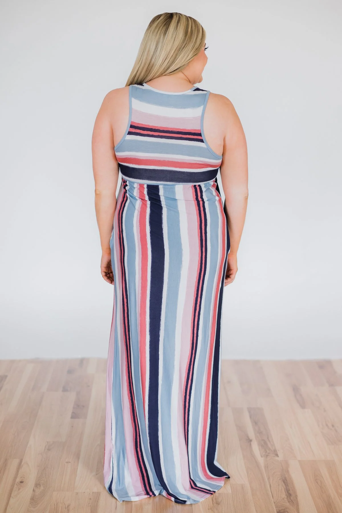 Sun Rays & Beach Days Striped Maxi Dress - Image 9