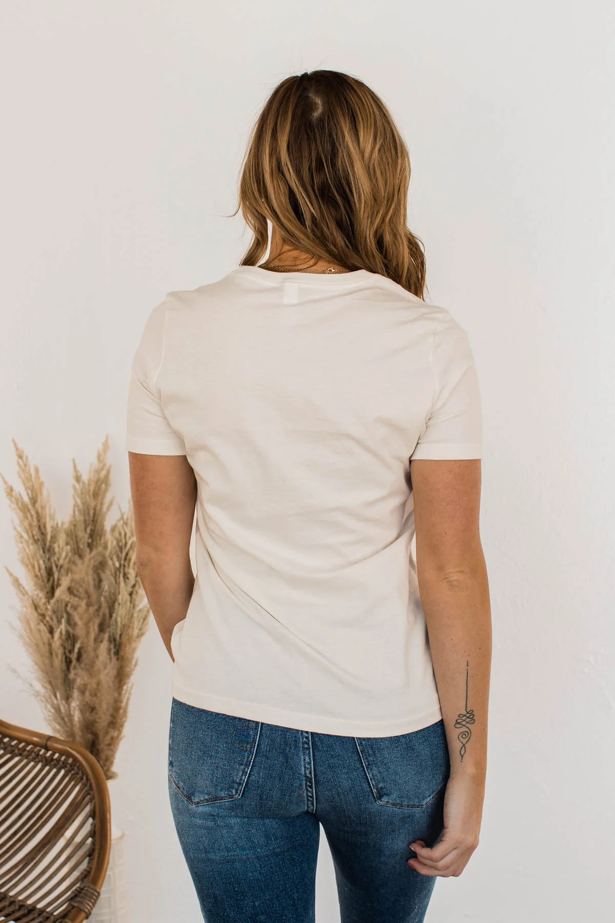 "Sunkissed" Graphic Tee- Off White - Image 10