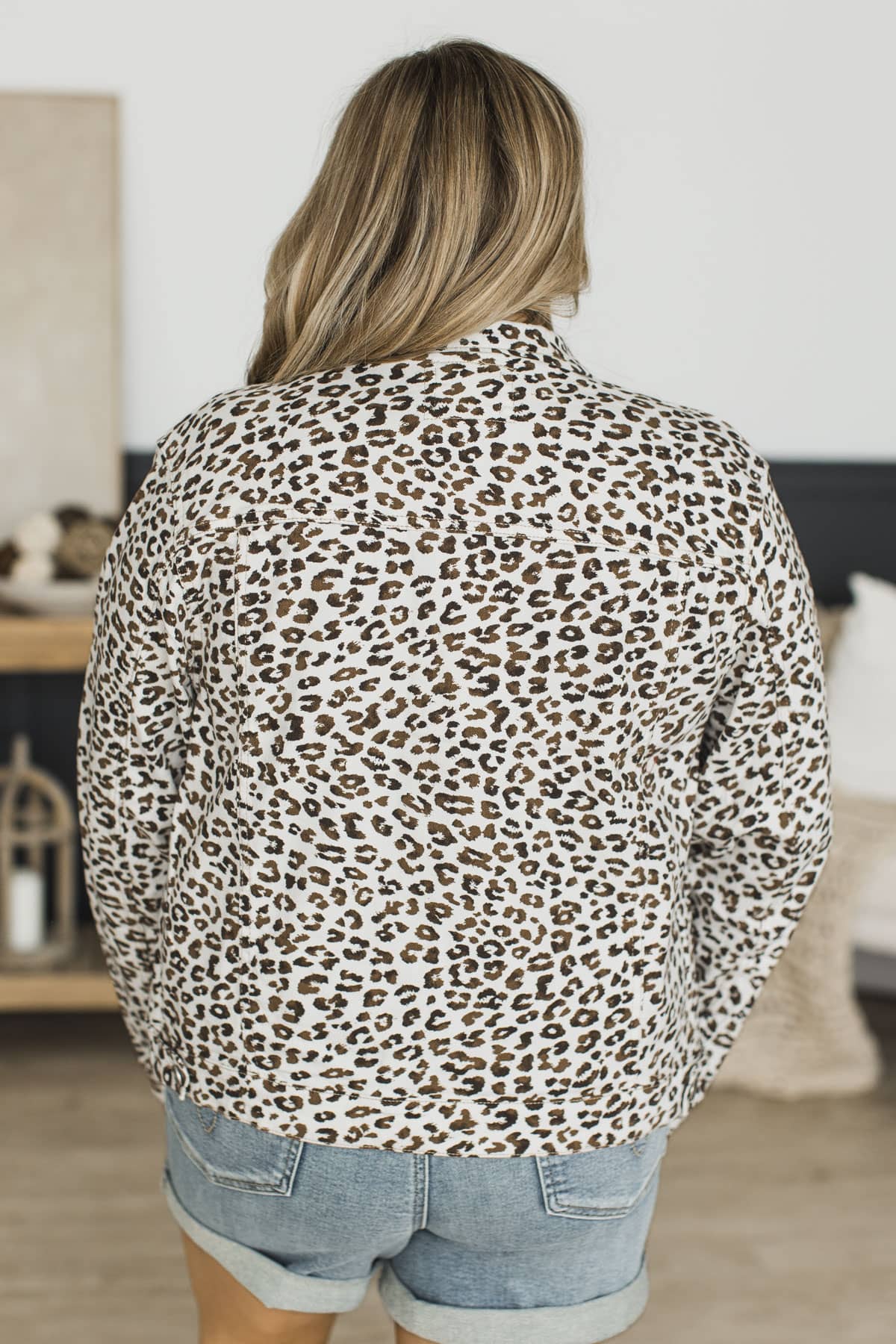 Sweet But Chic Denim Jacket- Leopard - Image 8
