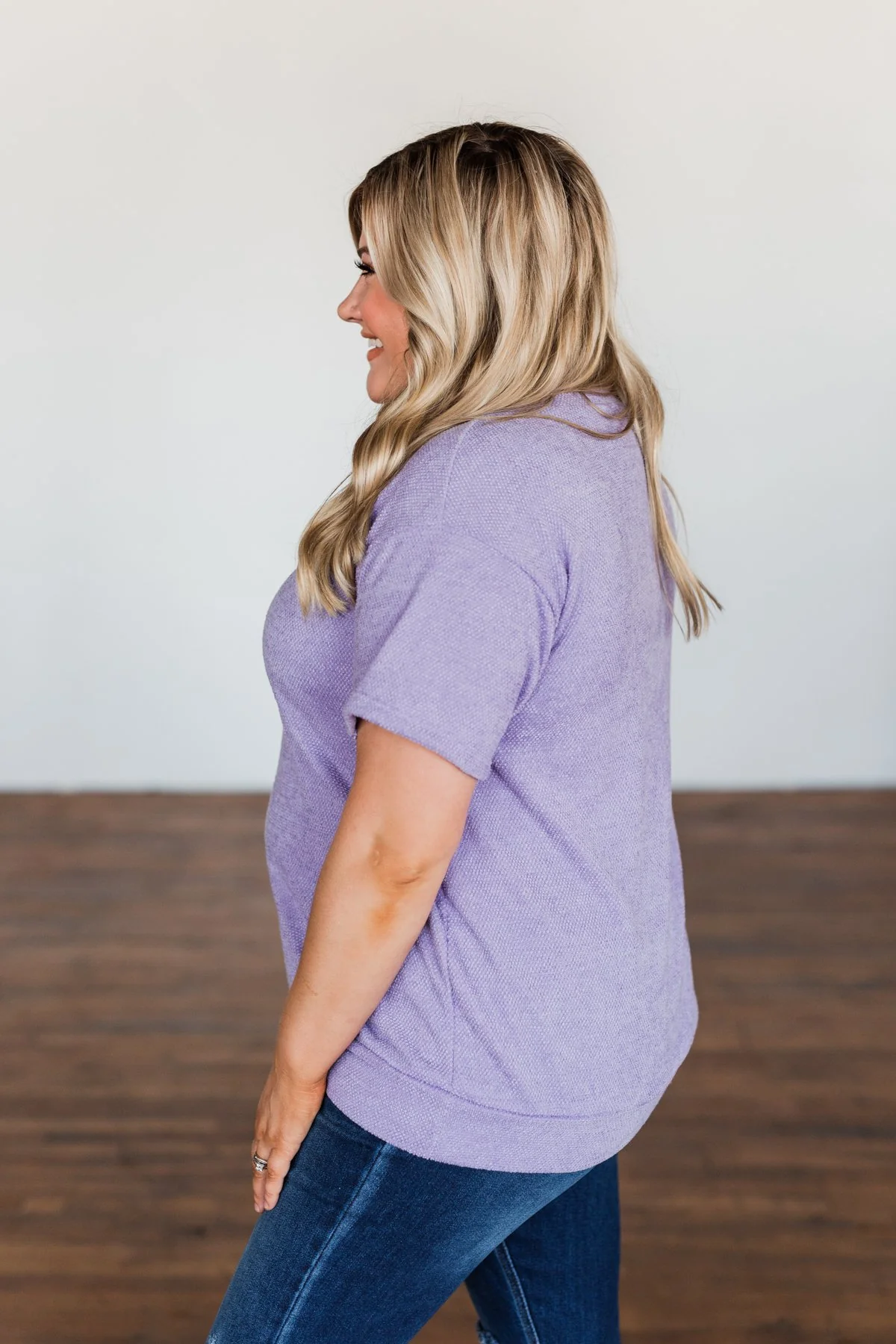 Sweet Love Of Mine Knit Top- Lavender - Image 10