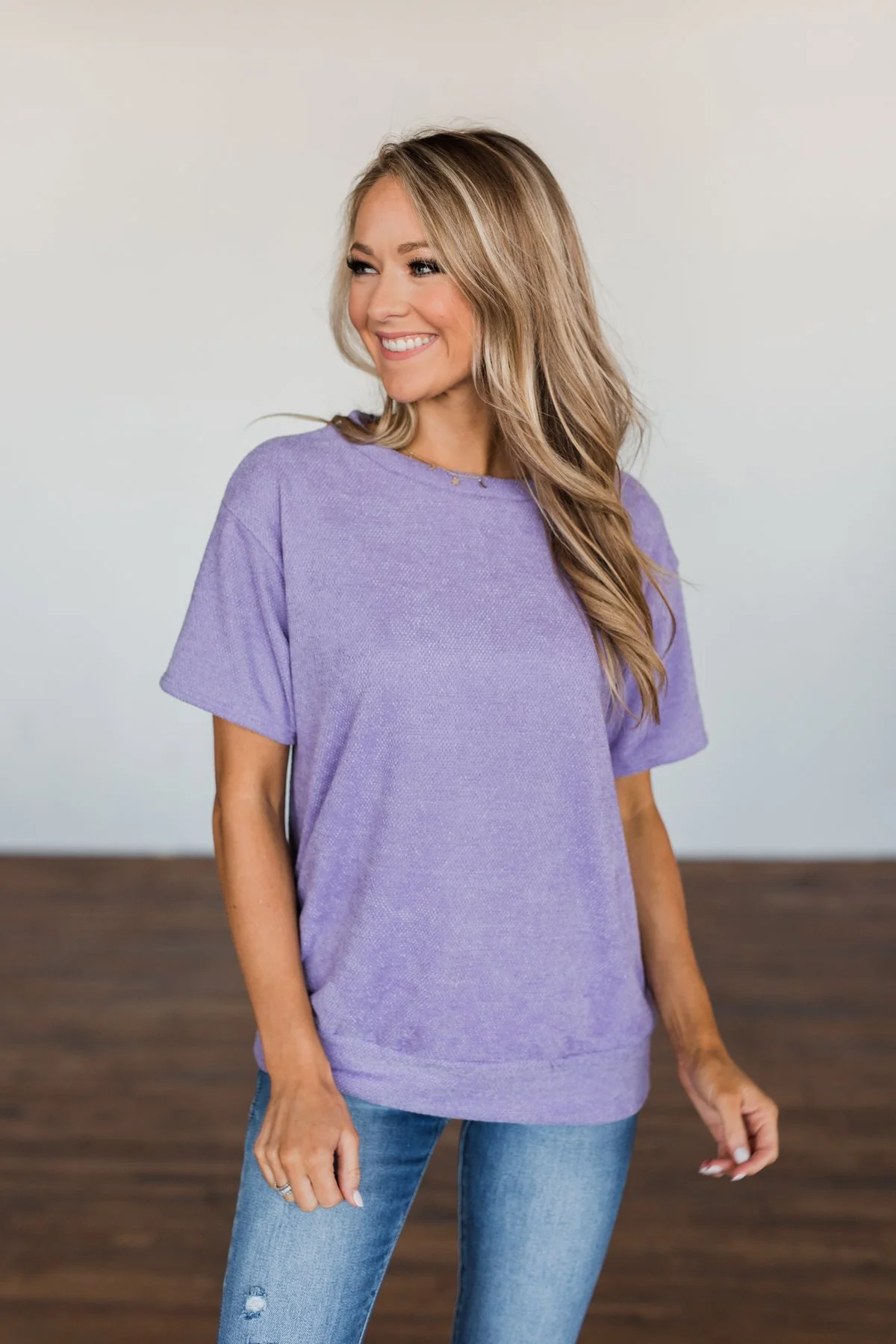 Sweet Love Of Mine Knit Top- Lavender - Image 8