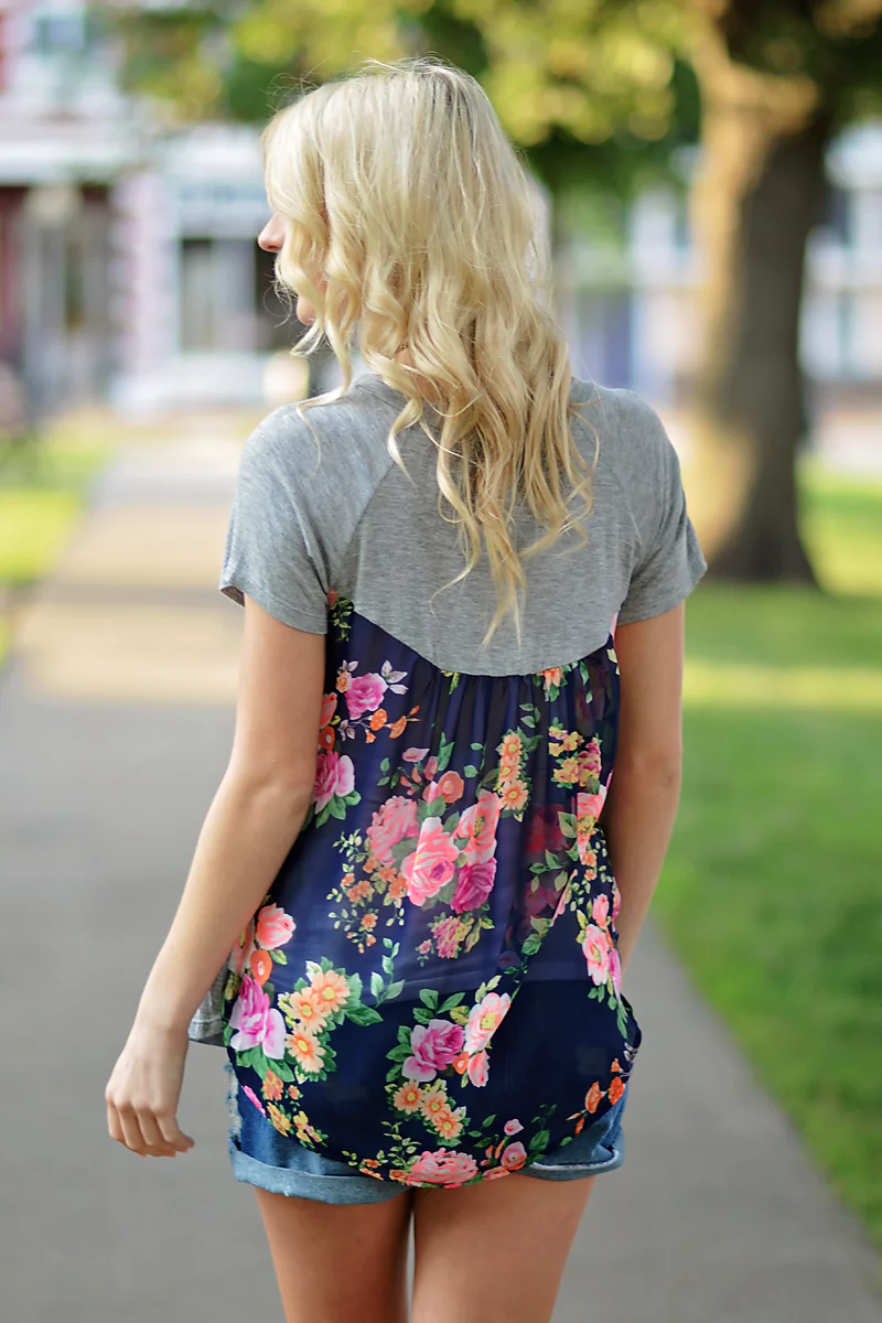 Take A Backroad Floral Top - Image 5