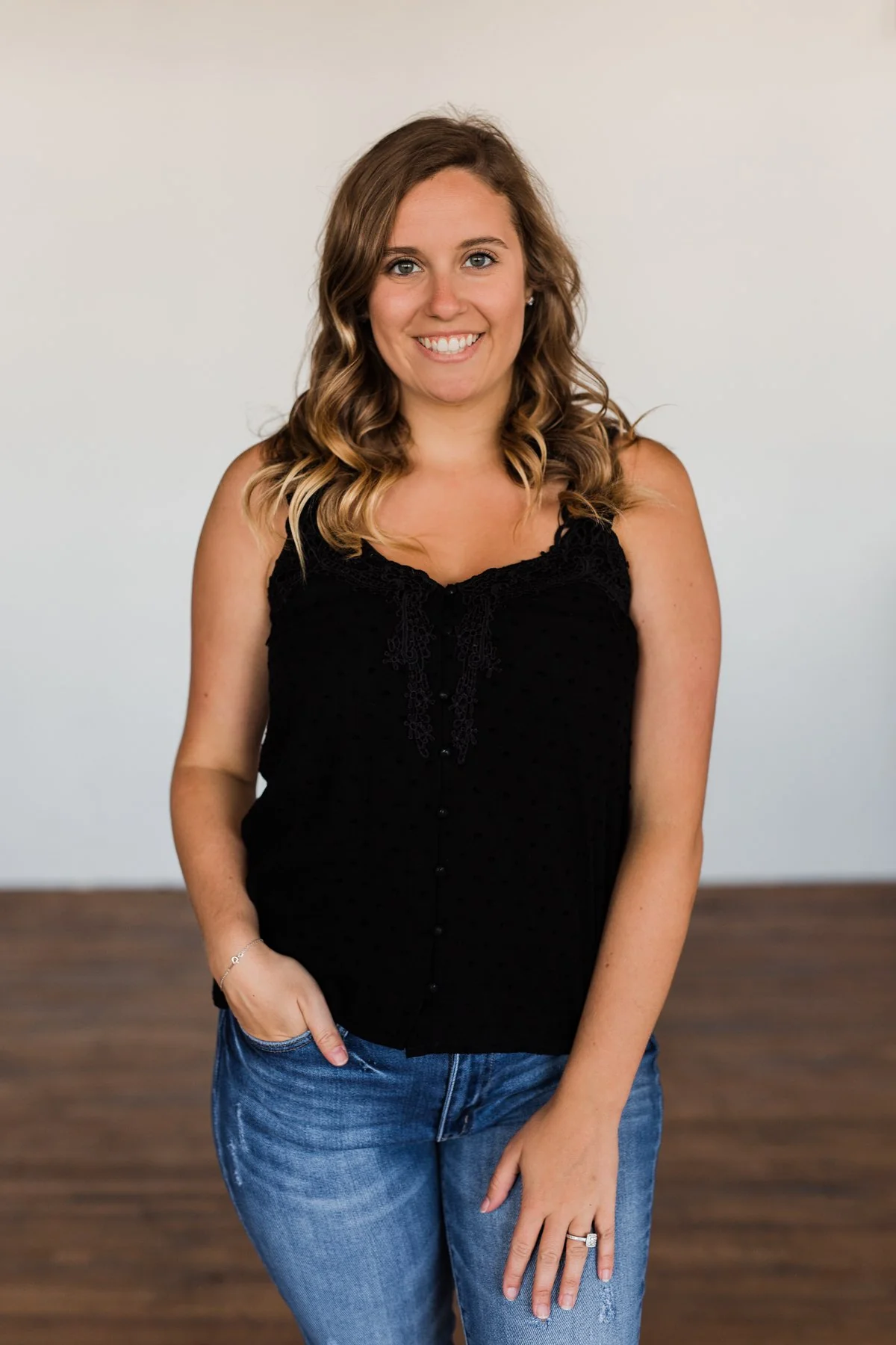 Take A Stand Crochet Tank Top- Black - Image 3