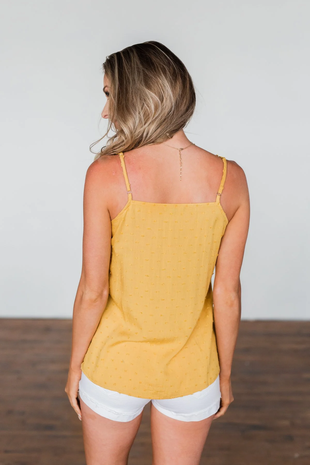 Take A Stand Crochet Tank Top- Golden Yellow - Image 6