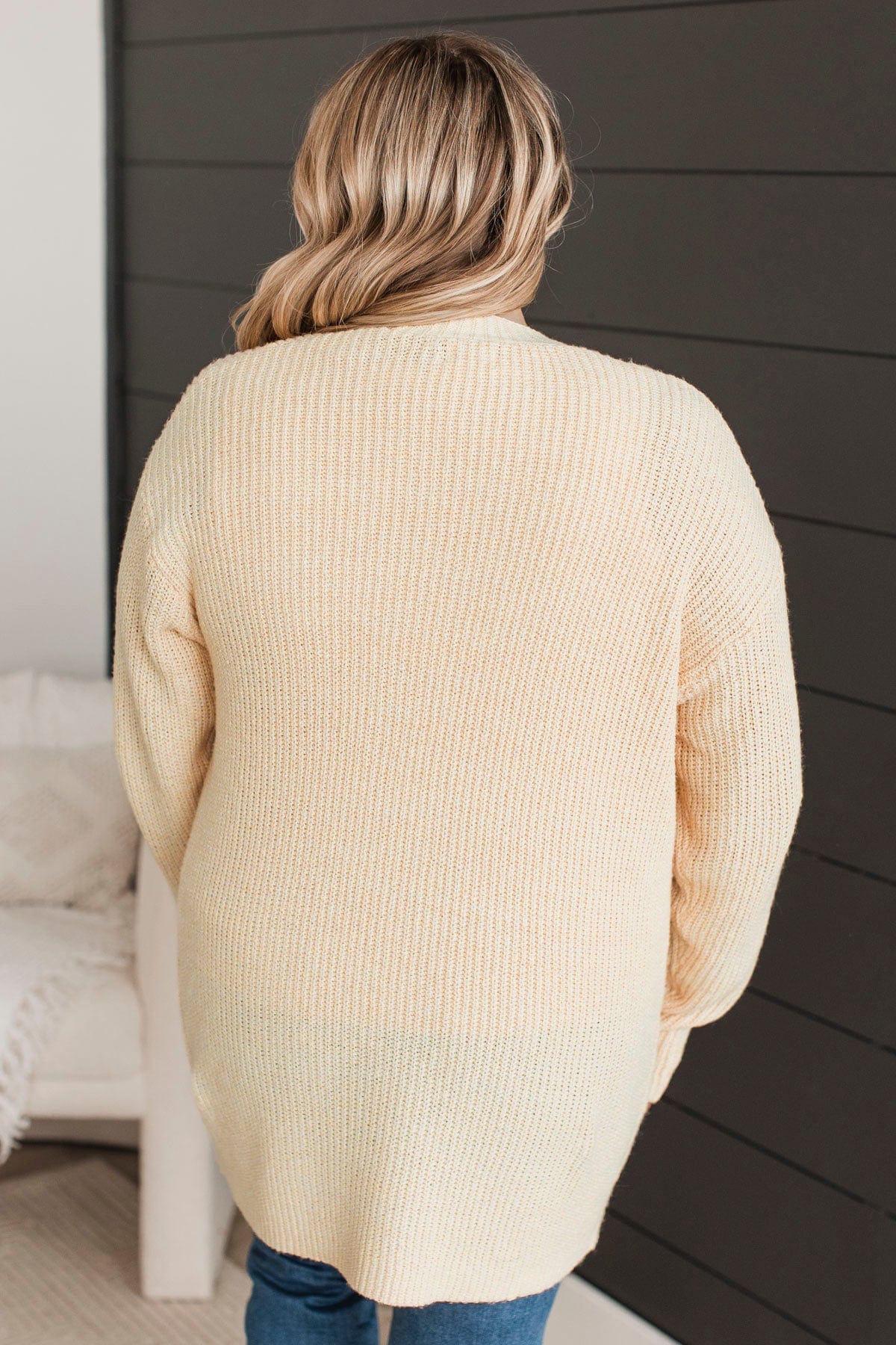 Take Me Places Knit Cardigan- Light Yellow - Image 7
