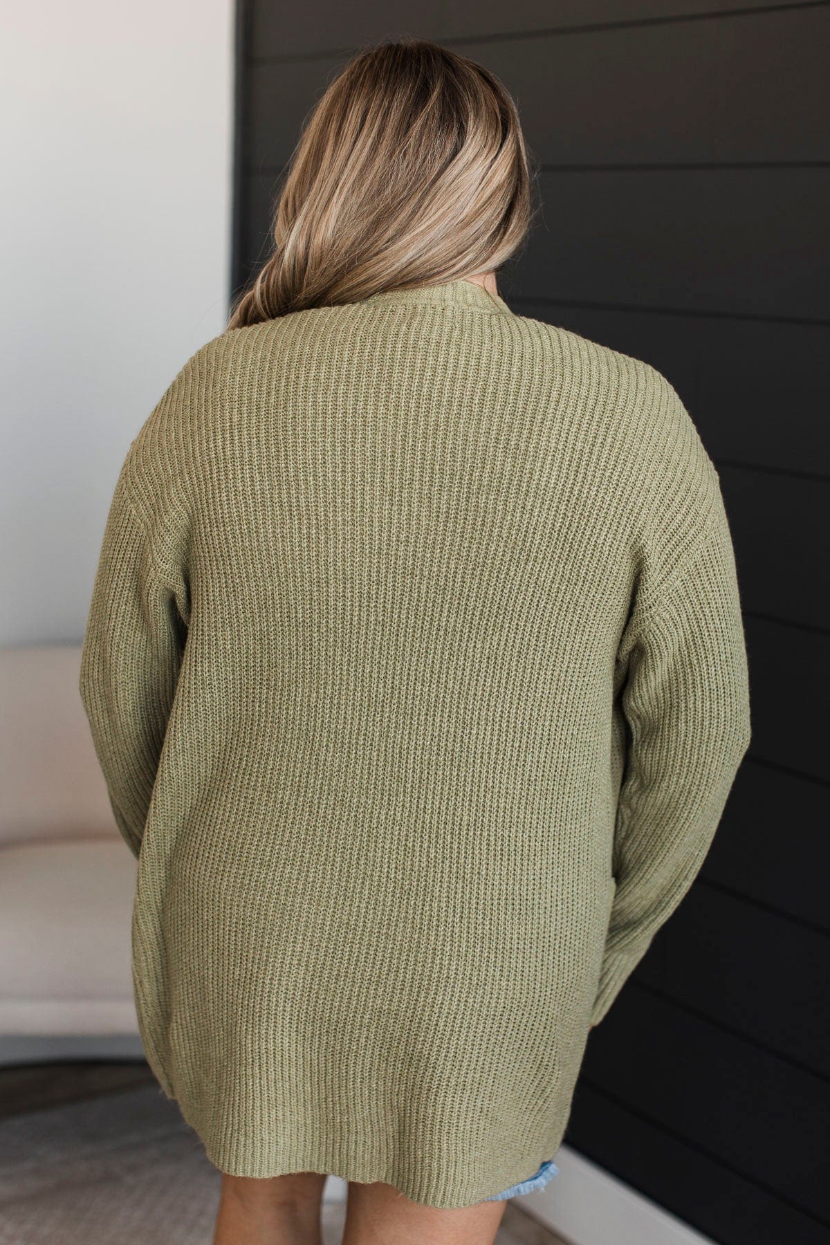 Take Me Places Knit Cardigan- Sage - Image 8