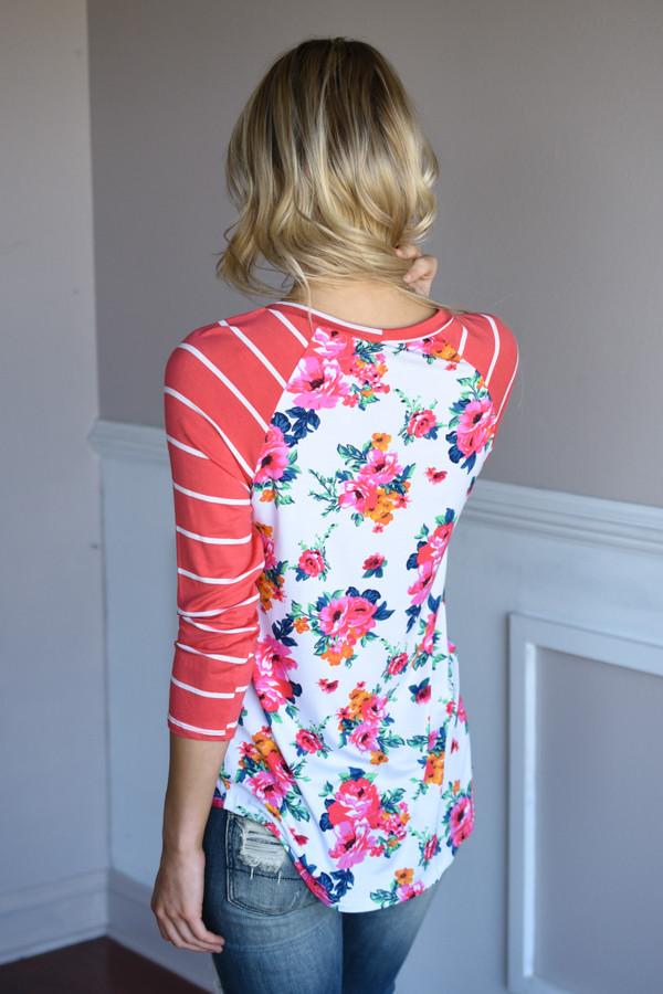 Take My Time Top ~ Coral - Image 4