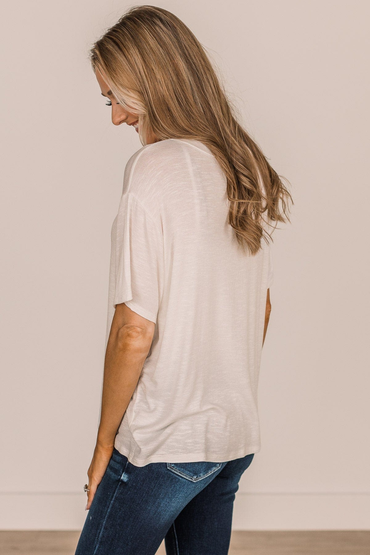 Tearing Down Boundaries Knit Top- Ivory - Image 5