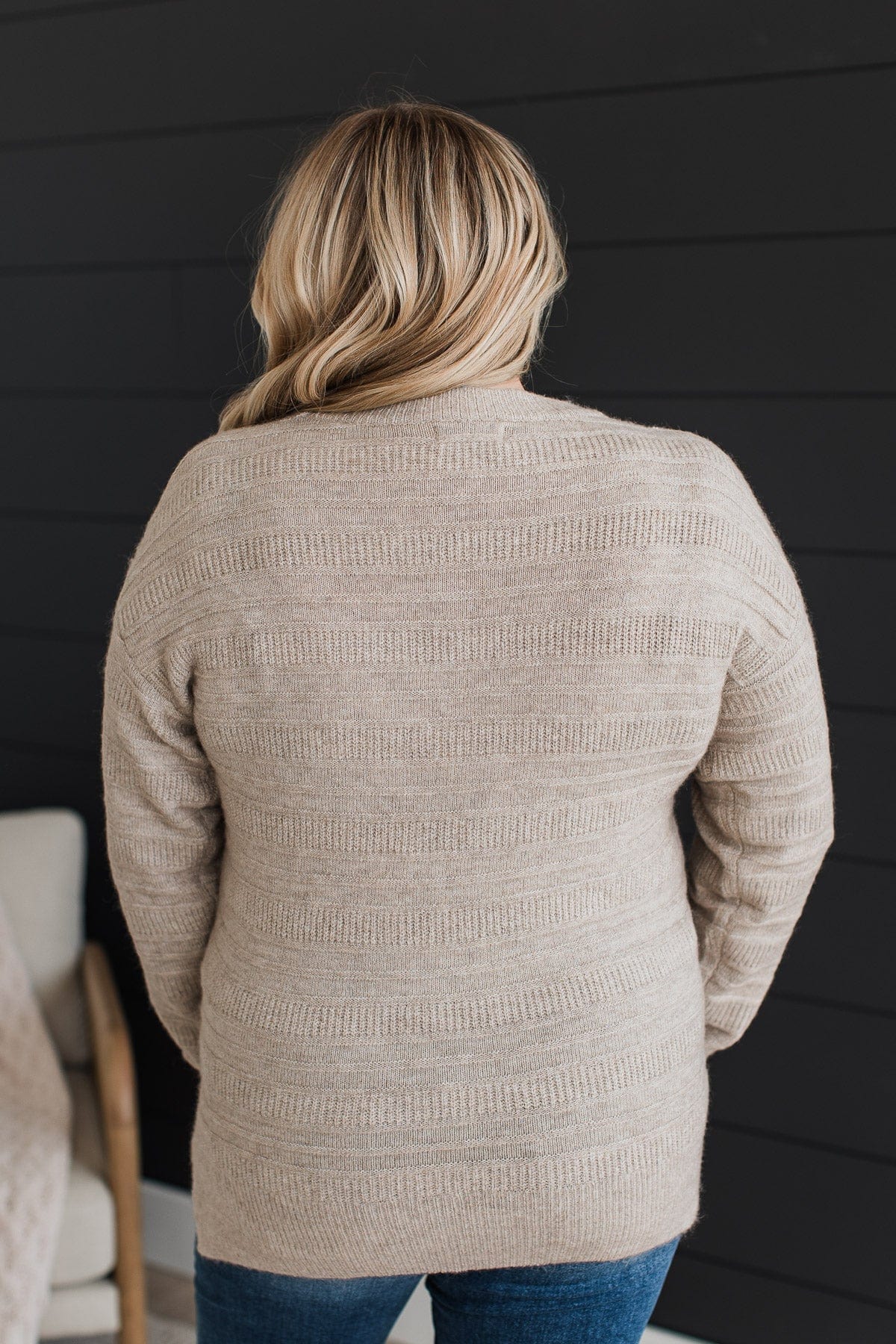 Test Of Time Knit Sweater- Oatmeal - Image 8