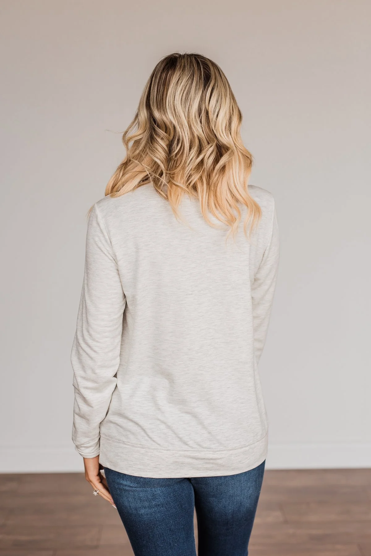 The Coming Season 1/4 Zip Pullover- Ash Grey - Image 12