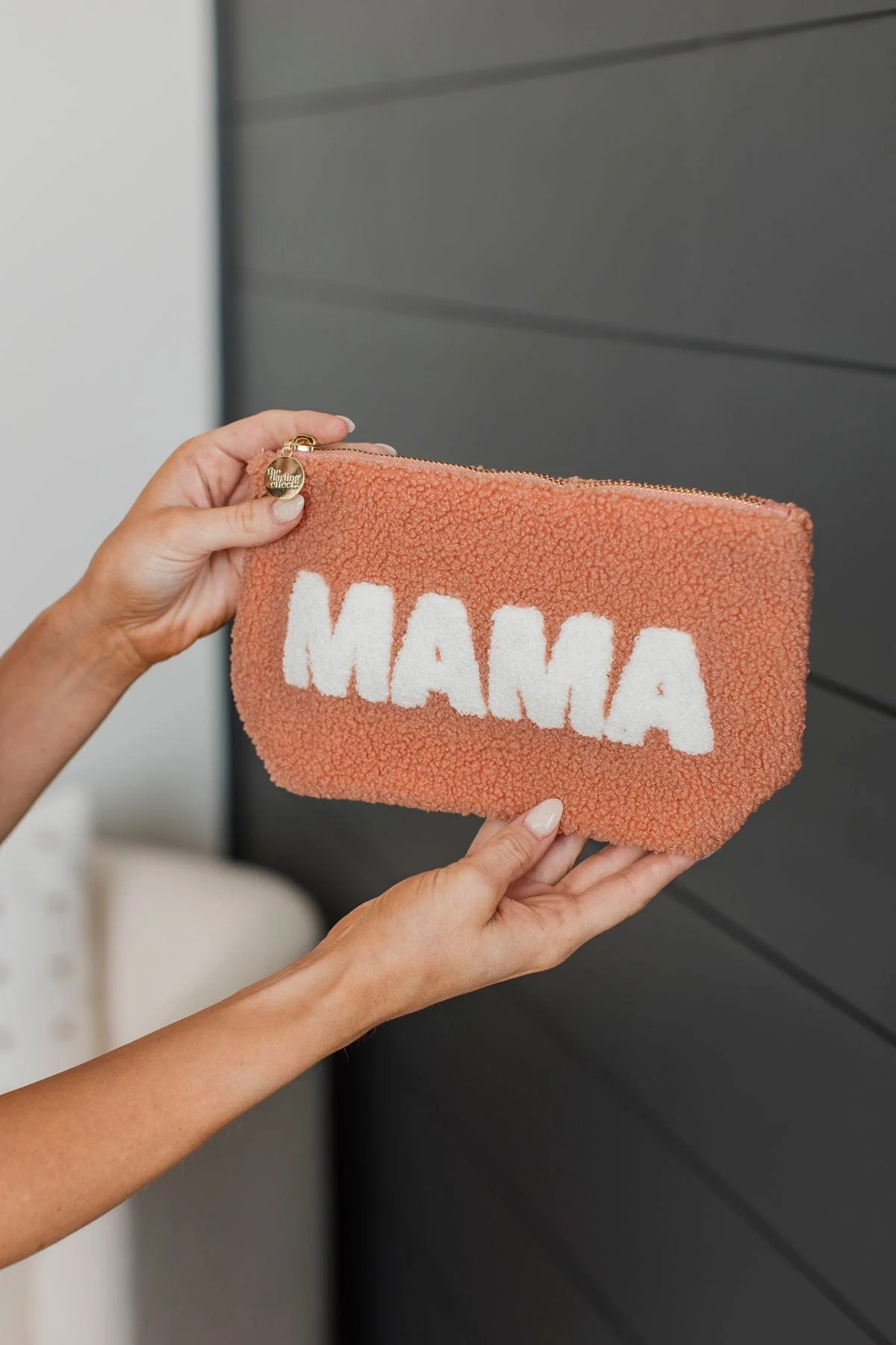 The Darling Effect "Mama" Teddy Pouch- Terracotta - Image 3
