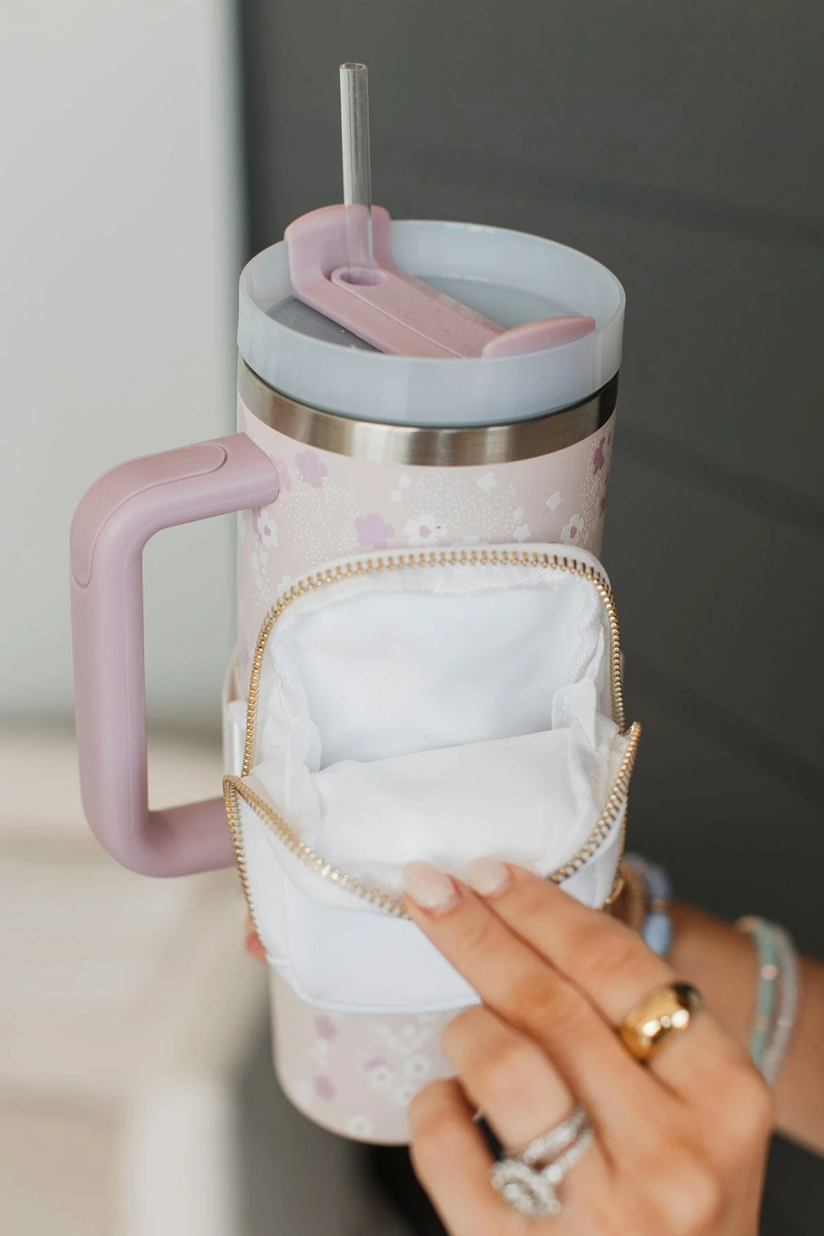 The Darling Effect Tumbler Fanny Pack- White - Image 2