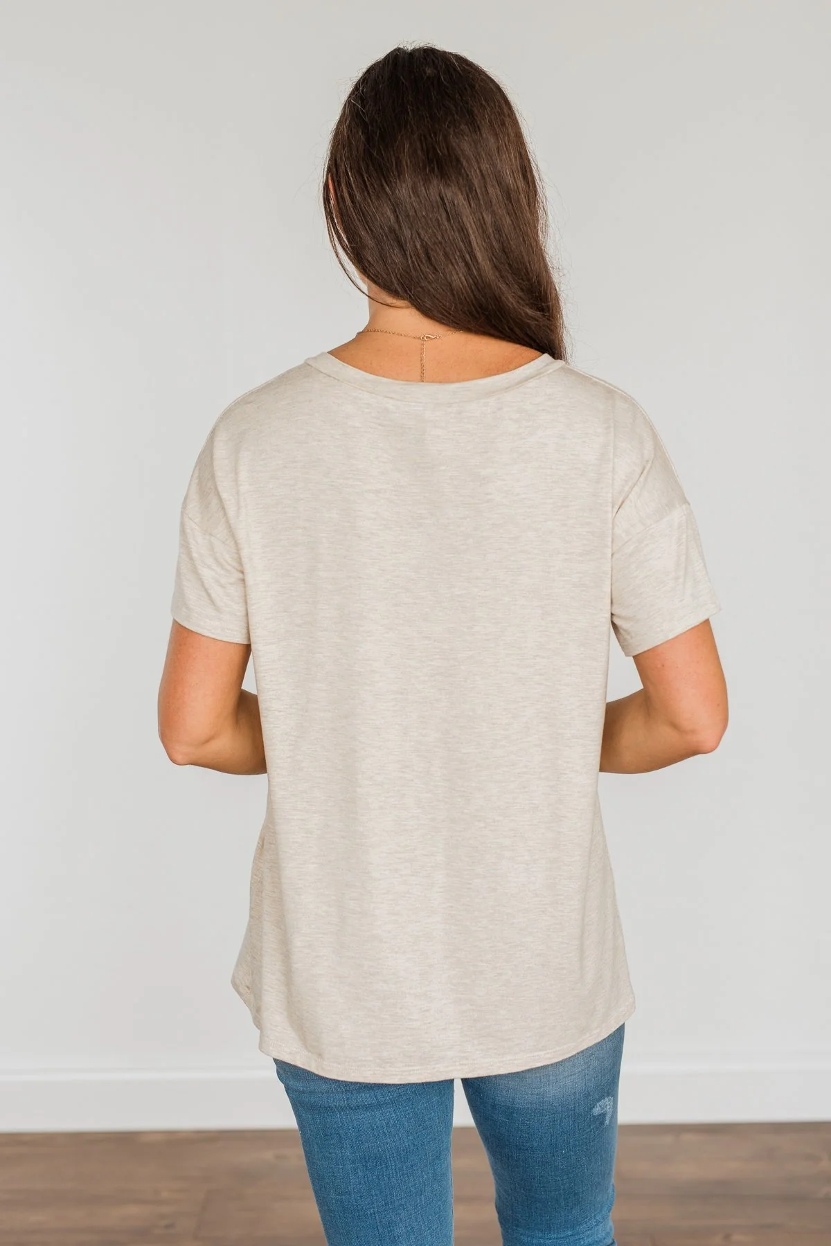 "The Desert Is Calling" Graphic Top- Oatmeal - Image 13