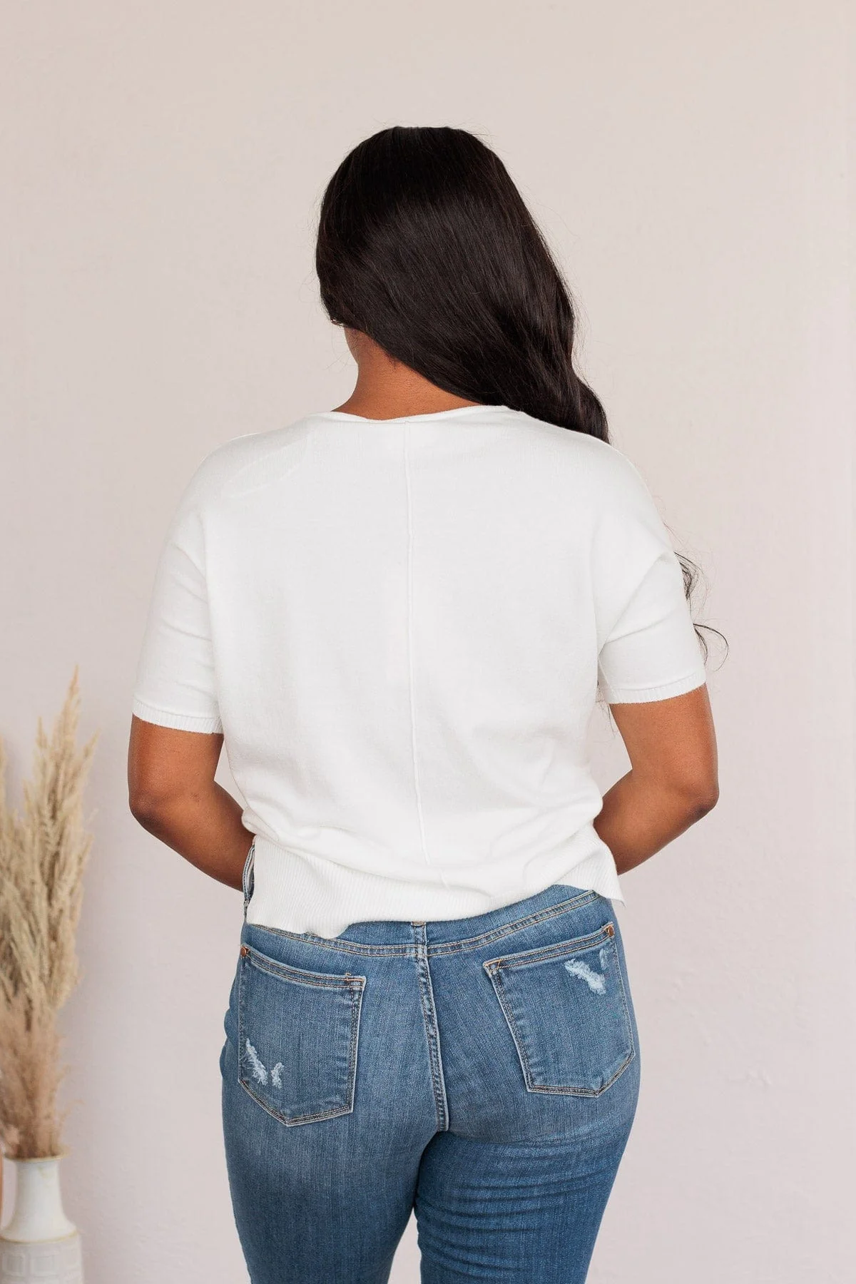 The Fairest Of Them All Pocket Top- Off White - Image 11