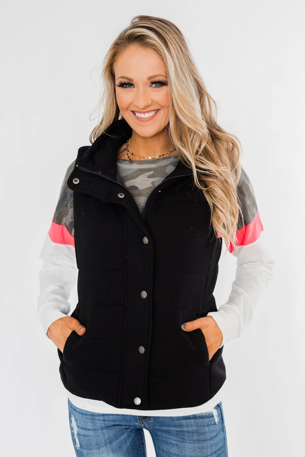 The Most Perfect Puffer Vest- Black - Image 3