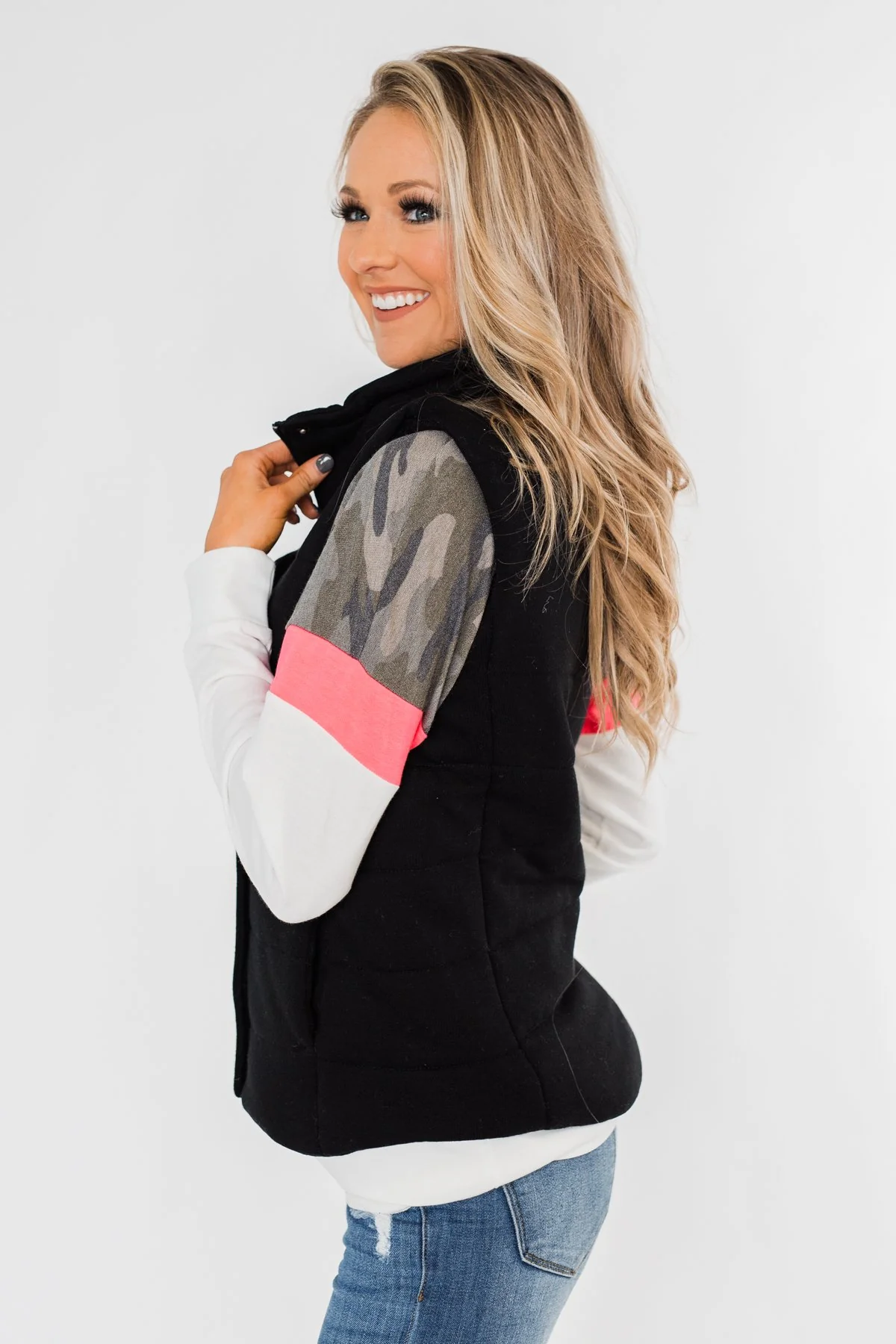 The Most Perfect Puffer Vest- Black - Image 7