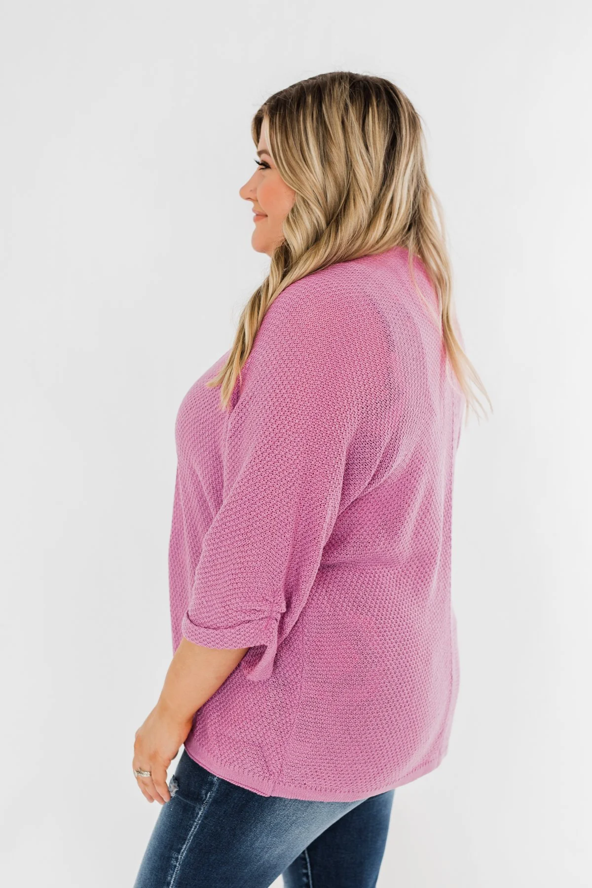 The Perfect Knit Cardigan- Orchid - Image 6
