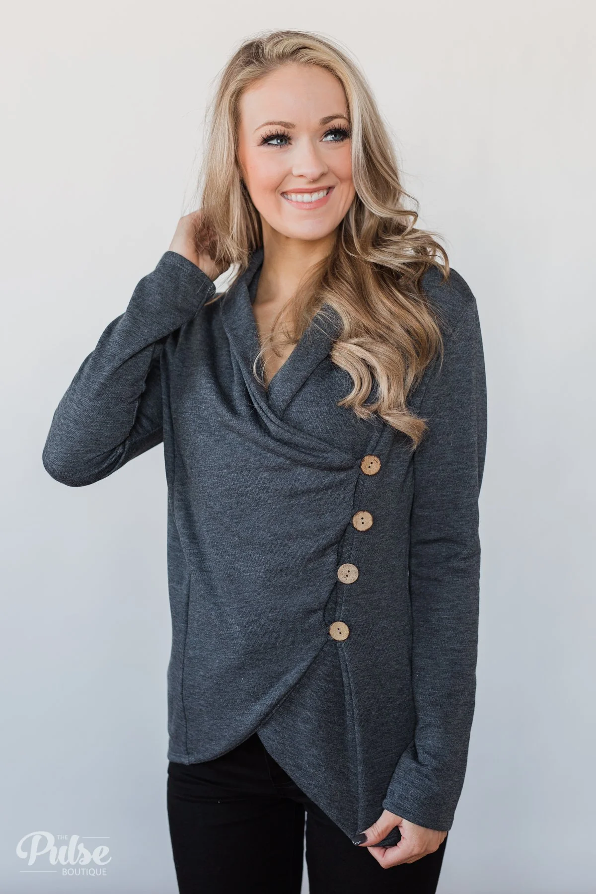The Perfect Occasion Jacket- Charcoal - Image 5