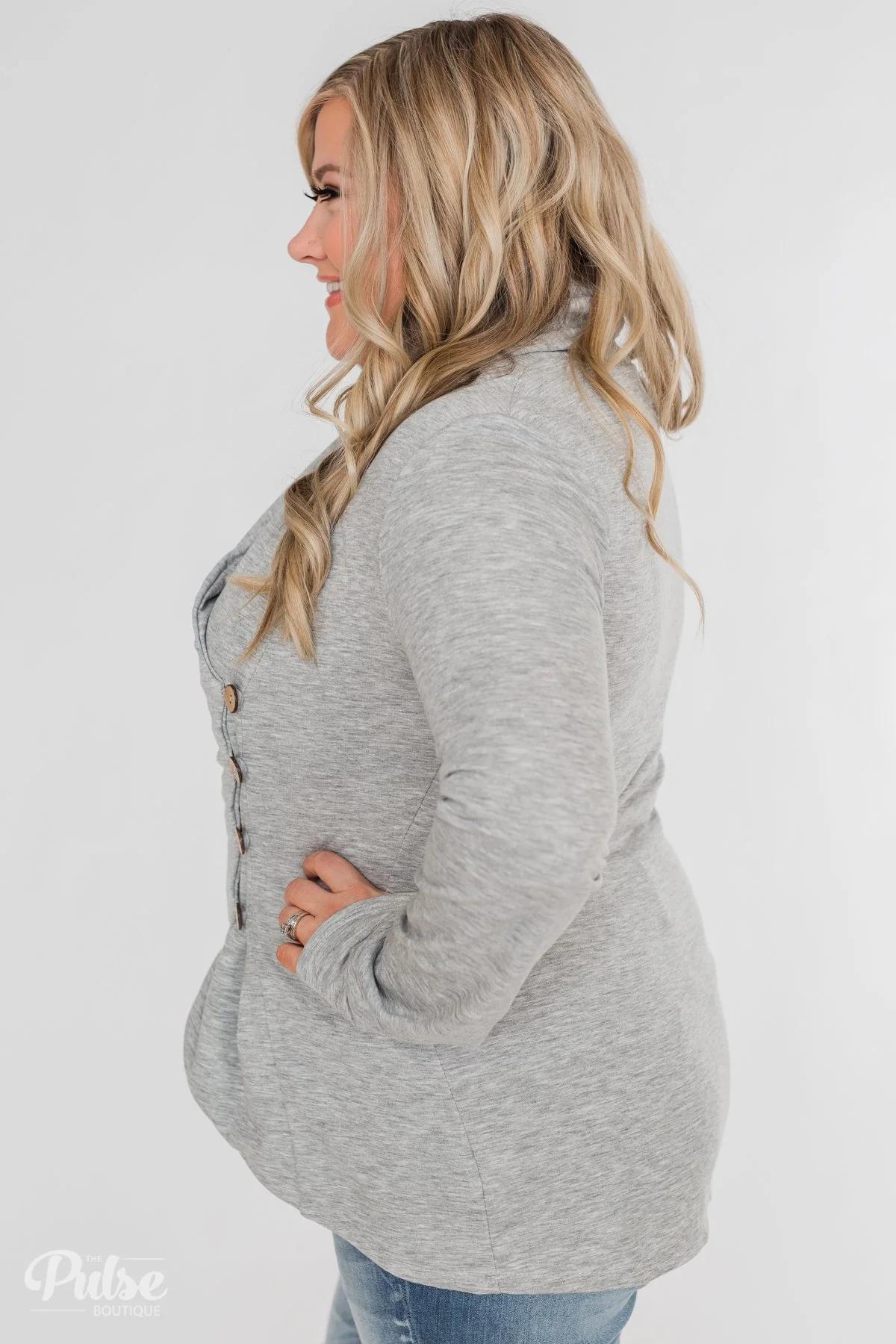 The Perfect Occasion Jacket- Heather Grey - Image 11