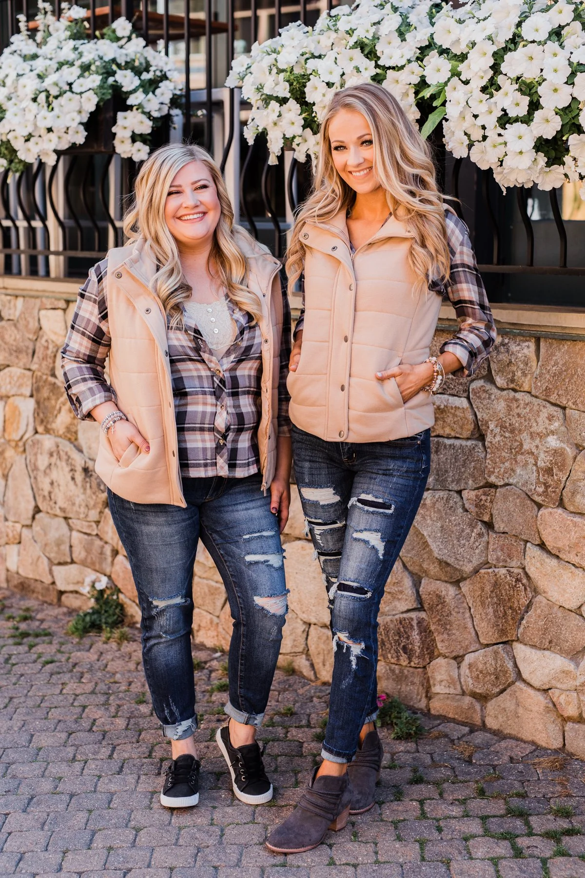 The Perfect Puffer Vest- Khaki - Image 3