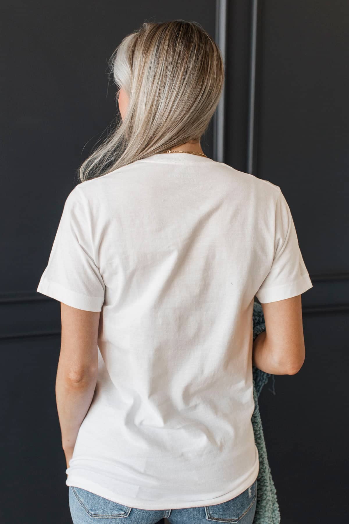 "There's No Such Thing As Too Many Books" Graphic Tee- White - Image 7