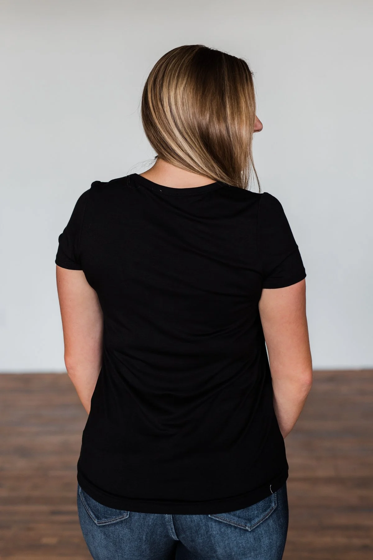 This Is Me Notch Pocket Top- Black - Image 17