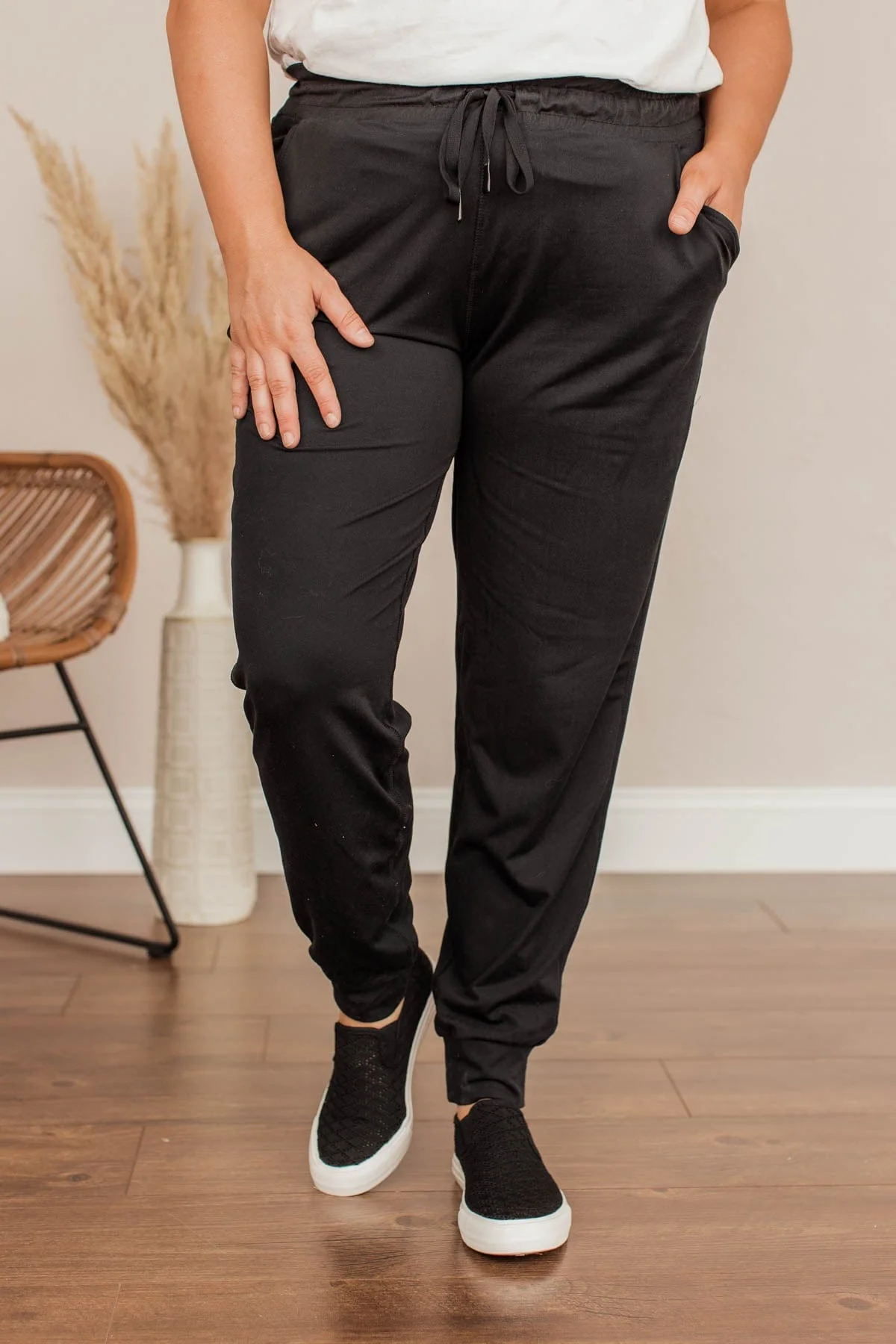 Thread & Supply All The Rage Joggers- Black - Image 5