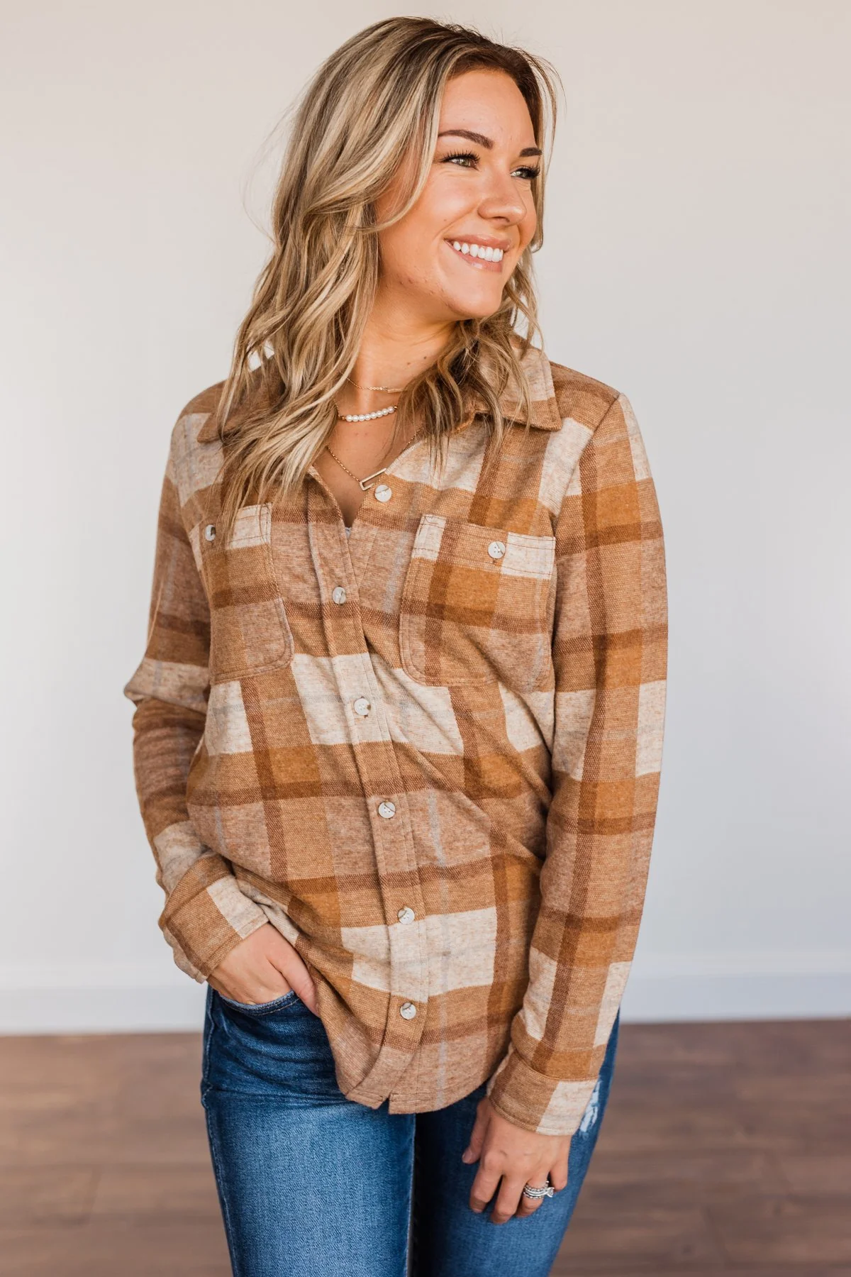 Thread & Supply Autumn Vibes Lightweight Jacket- Hazelnut - Image 5