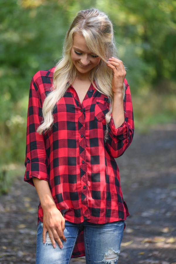 Thread & Supply Flannel ~ Blk Checkered Wash - Image 3