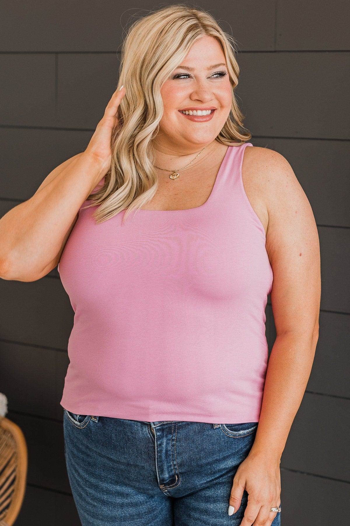 Thread & Supply Forever Favorite Tank Top- Light Pink - Image 4