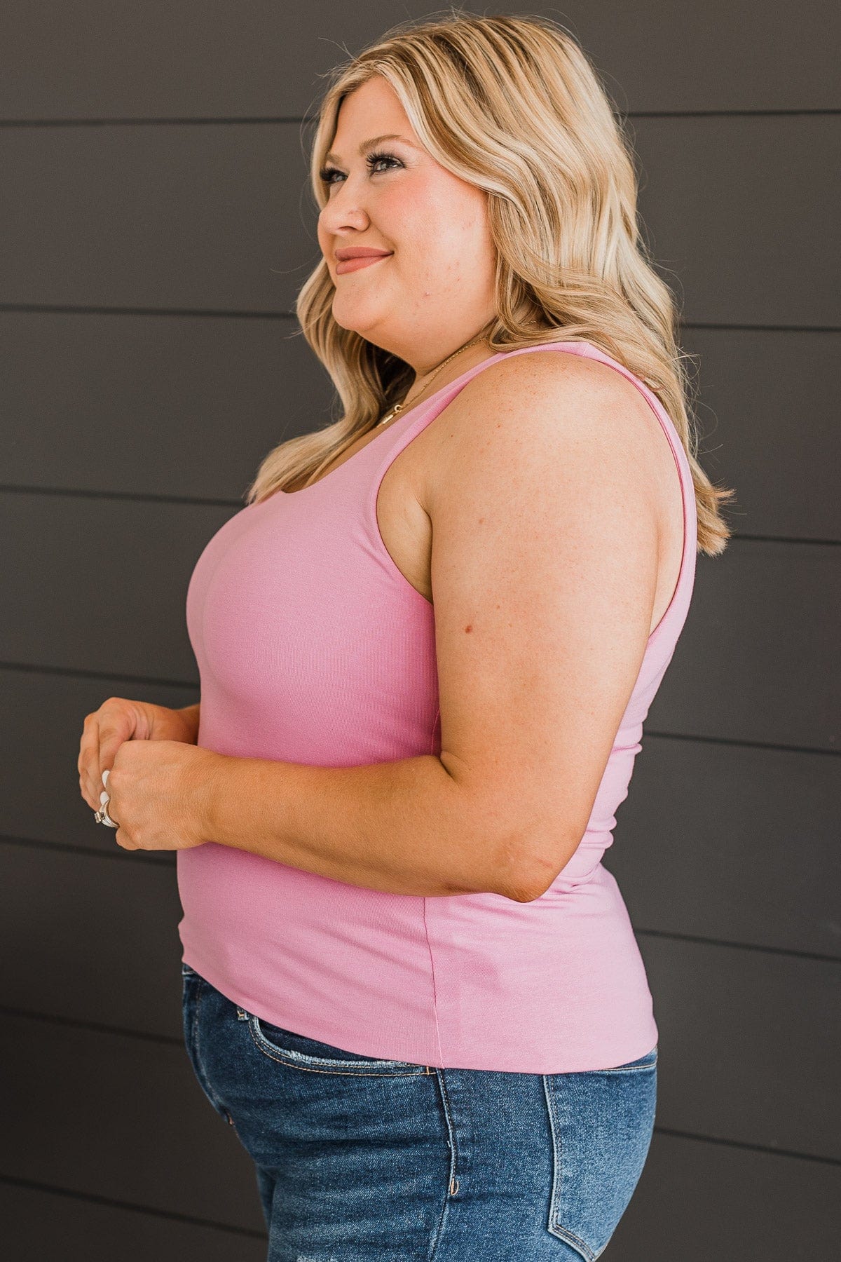 Thread & Supply Forever Favorite Tank Top- Light Pink - Image 5