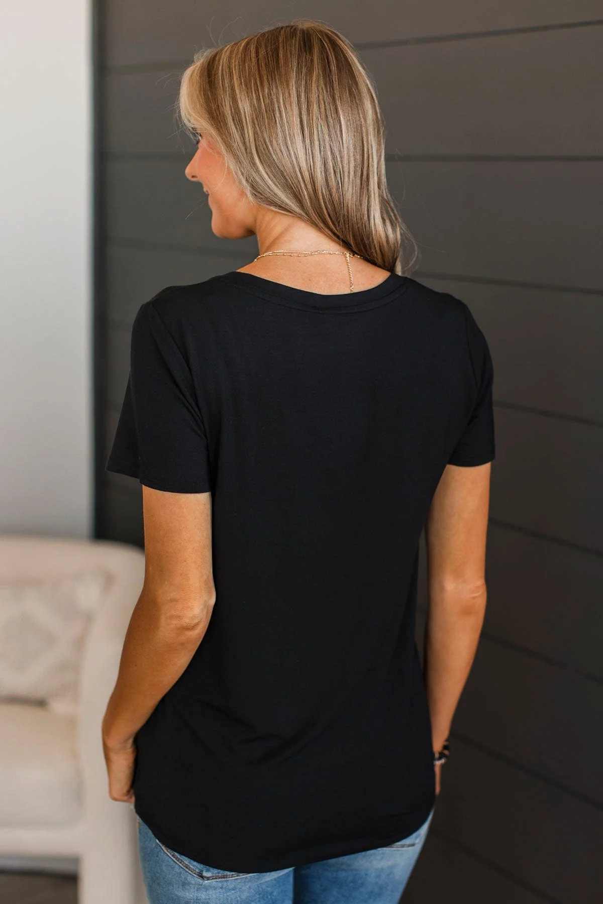 Thread & Supply Late Night Chats Top- Black - Image 7