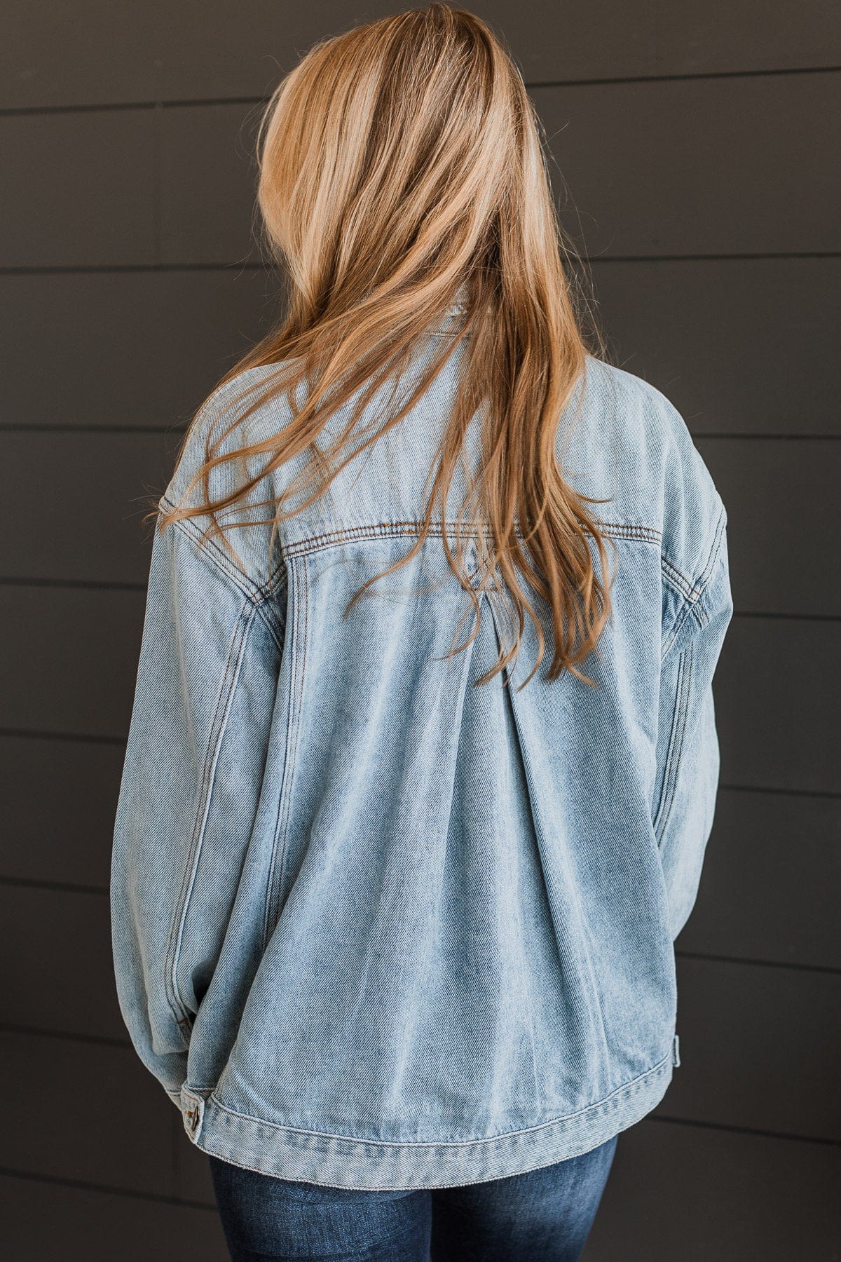 Thread & Supply New In Town Denim Jacket- Light Wash - Image 7
