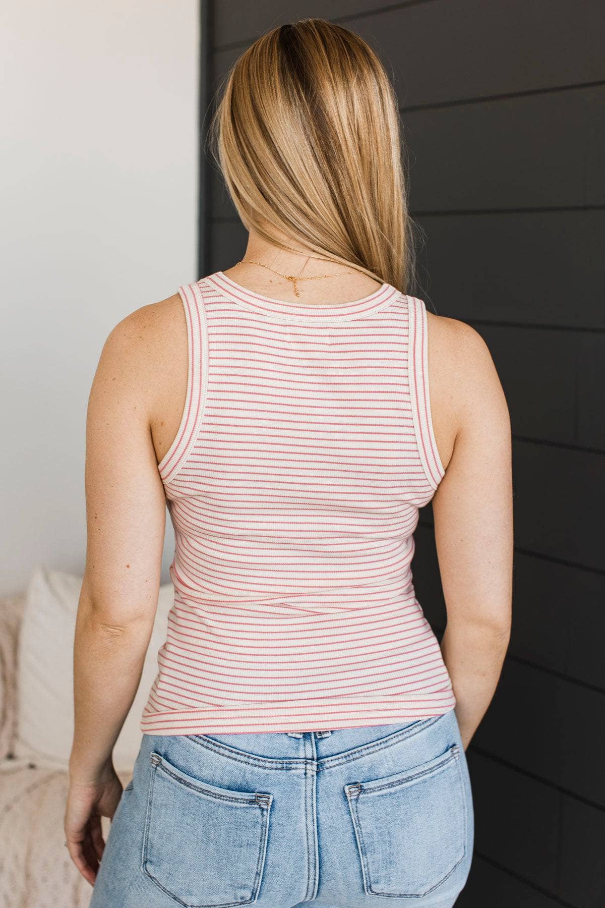 Thread & Supply On The Road Tank Top- Pink Stripe - Image 7