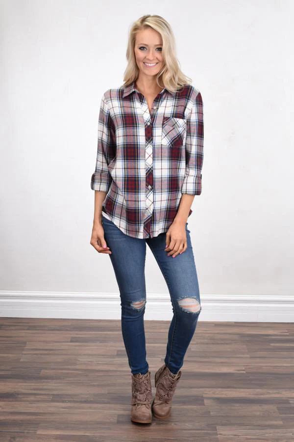 Thread & Supply ~ Red & Blue Plaid - Image 3