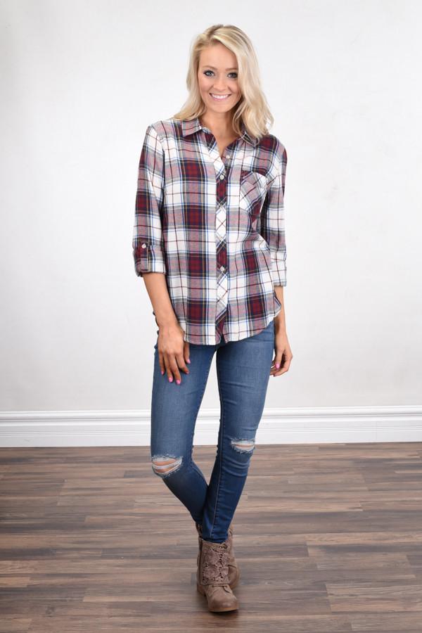 Thread & Supply ~ Red & Blue Plaid - Image 4