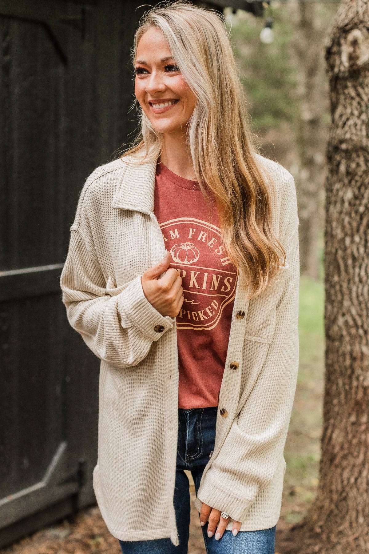 Thread & Supply Sincere Heart Jacket- Oatmeal - Image 2