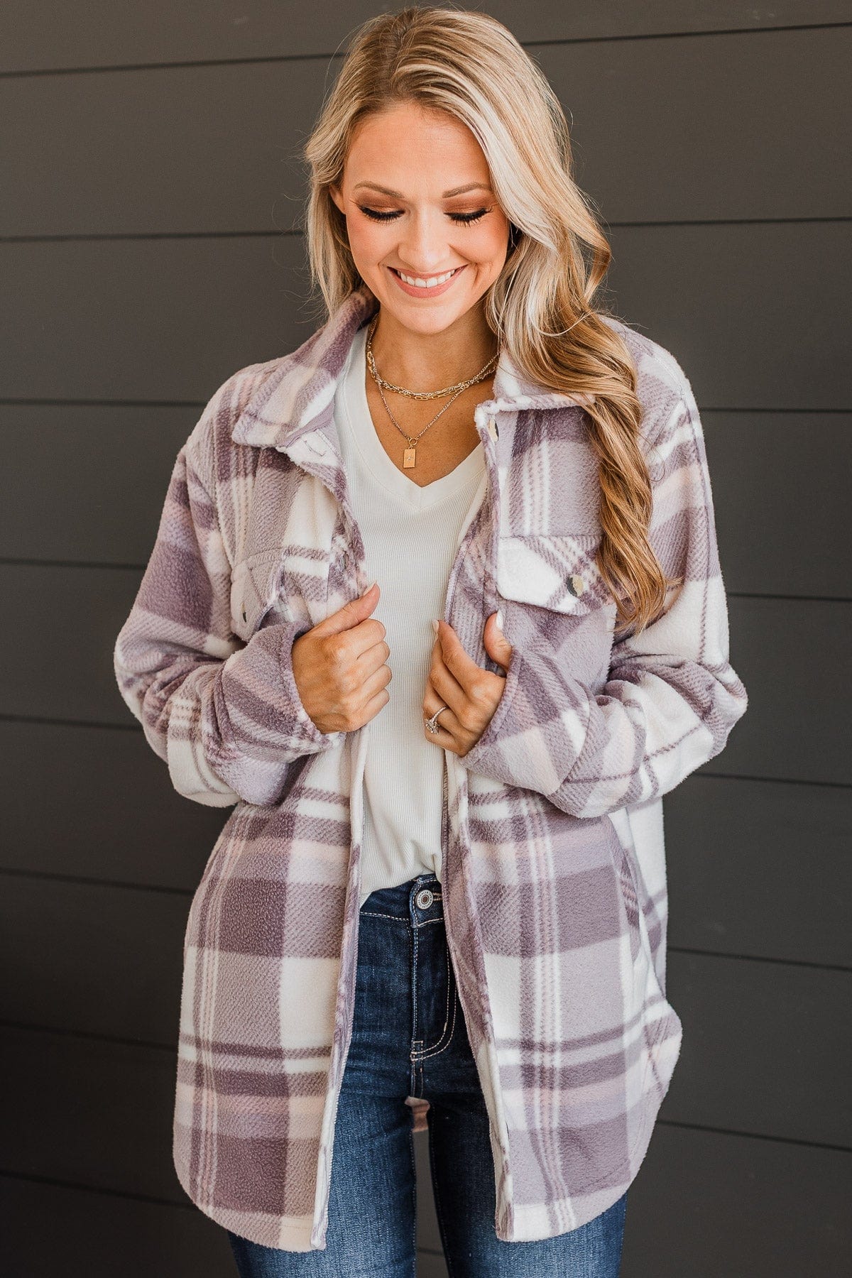 Thread & Supply Unbelievable Moments Jacket- Dusty Plum - Image 3
