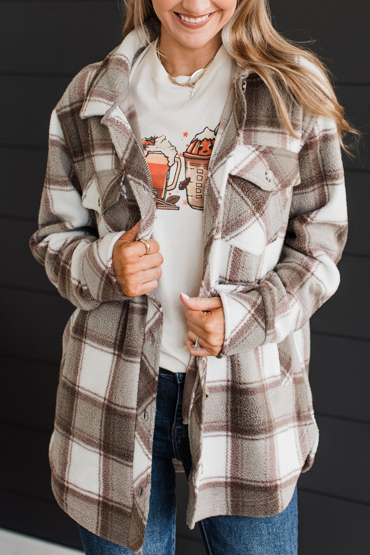 Thread & Supply Unbelievable Moments Jacket- Mocha - Image 2