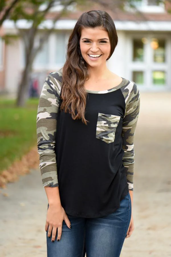 Thrill of the Hunt Top - Camo - Image 2