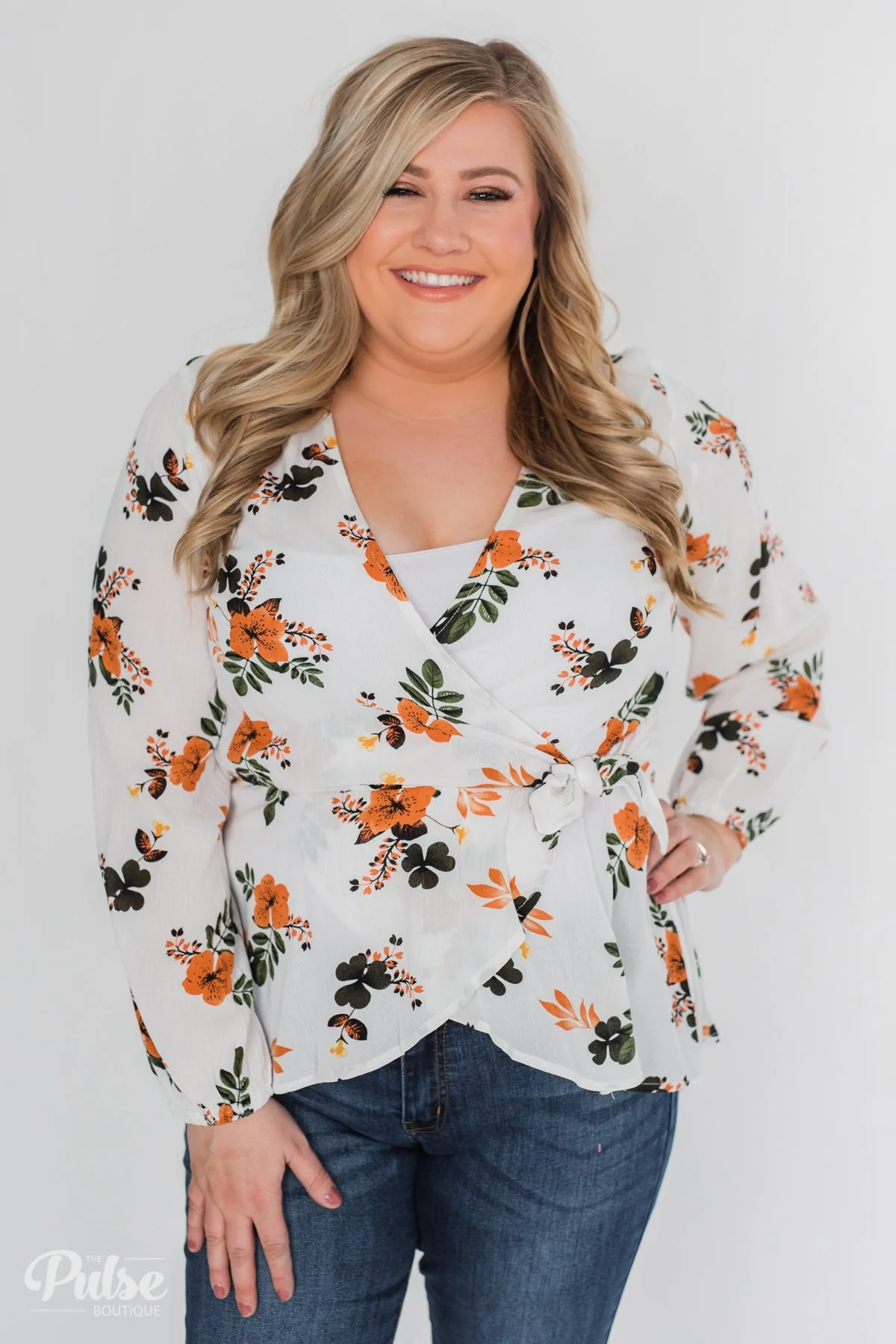 Through the Fields Long Sleeve Blouse - Ivory - Image 20